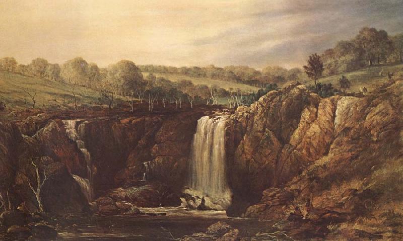 Thomas Clark The Wannon Falls France oil painting art